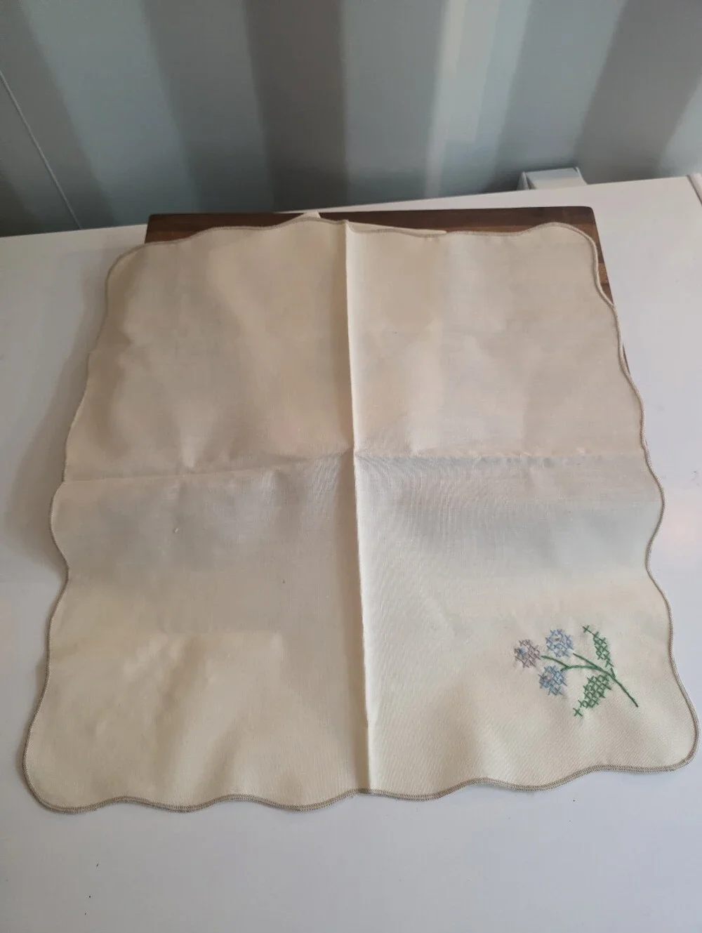 Vintage Embroidered Cloth Napkins